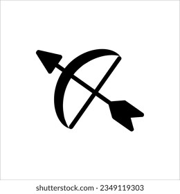 Archer icon, vector sign on isolated background. Archer concept symbol, illustration