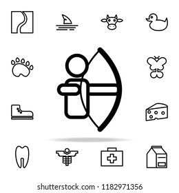 archer icon. web icons universal set for web and mobile