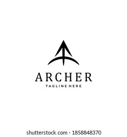 Archer Logo Design simple elegant with A letter  logo icon inspiration