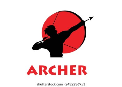 Archivo de plantilla de diseño de icono de logotipo de Archer eps