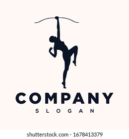 archer logo, simple vector graphic