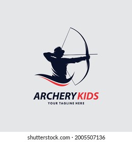 Archer Logo Template Design Vector, Emblem, Design Concept, Creative Symbol, Icon