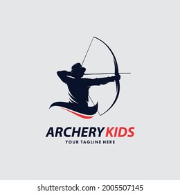 Archer Logo Template Design Vector, Emblem, Design Concept, Creative Symbol, Icon