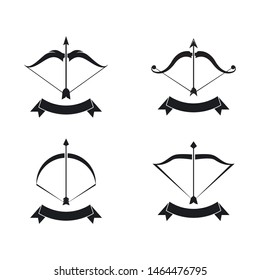 Archer logo vector icon illustration