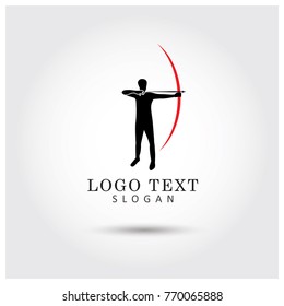 Archer Logo Vector Icon template