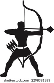 Archer Man Logo, Vector 6