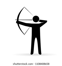 Archer ready to shoot