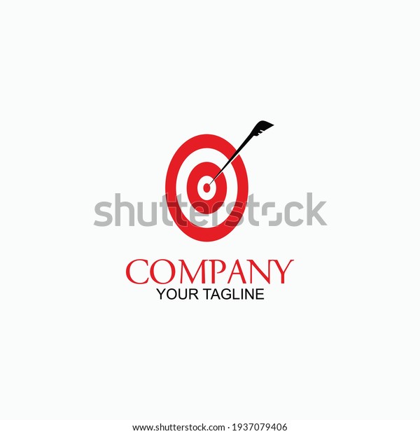 Archer\
shoot on target. Arrow on the target logo. Business identity.\
Target logo design. Dartboard and dart vector design. Target goal\
and arrow logotype. illustration designs\
logo