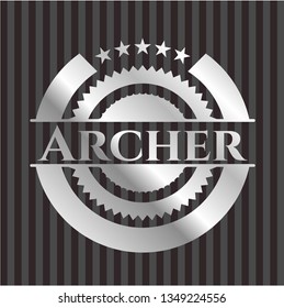 Archer silver shiny emblem