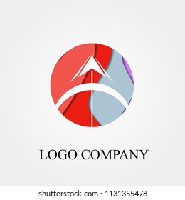 archer symbol, vector logo, sign, or symbol concept for startup company