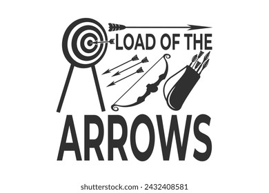 Archer Typography and Logo Design, Modern Archery Logo Elements for Your Brand, Dynamic Archery Theme Typography for Logos, Target the Best with Archery-Inspired Logos, Archery Logo, Bow and Arrow