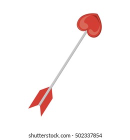 archer weapon with heart symbol