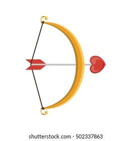 archer weapon with heart symbol