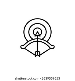 Archer's Aim Represents Precision And Focus In Target Practice