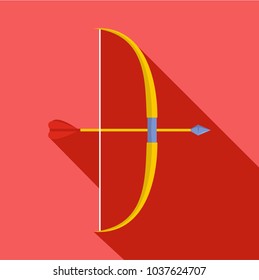 Archery ammunition icon. Flat illustration of archery ammunition vector icon for web