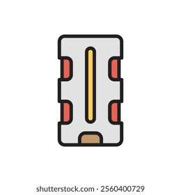 Archery Arm Guard Icon Vetor Illustration