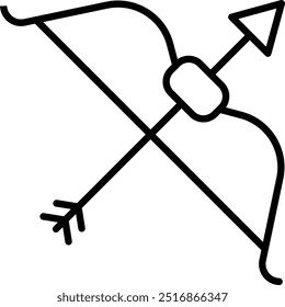Archery Bow icon design for personal commercial use