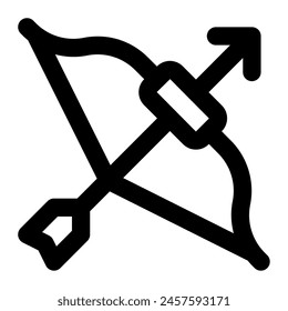 Archery Bow icon for web, app, infographic, etc