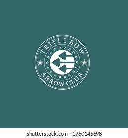 archery Club logo design template