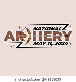 Archery Day – May 11, 2024, Attractive design, can be used on all social media platforms, beautiful color combination, get it now for your first purchase.