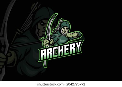 Archery - Esport Logo Template