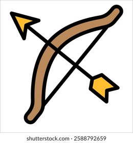 Archery Icon Element For Design