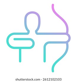 Archery Icon Element For Design