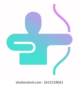 Archery Icon Element For Design