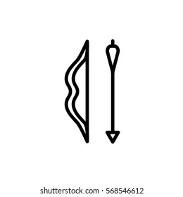 Archery Icon Flat.