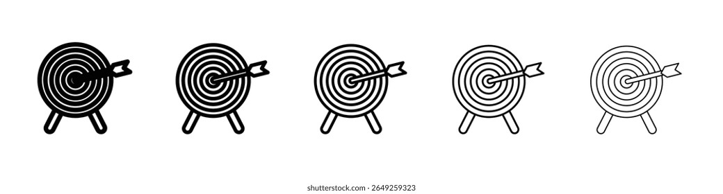 archery icon Flat design on isolated background
