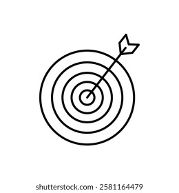 Archery icon Flat simple outline