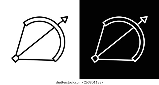 Archery icon Graphic vector set for ui design