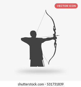 archery icon illustration isolated vector sign symbol