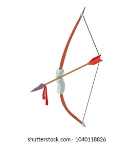 Archery icon. Isometric illustration of archery vector icon for web