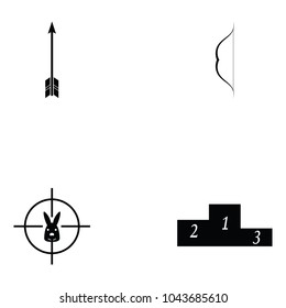 archery icon set