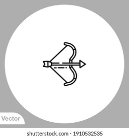 Archery icon sign vector,Symbol, logo illustration for web and mobile