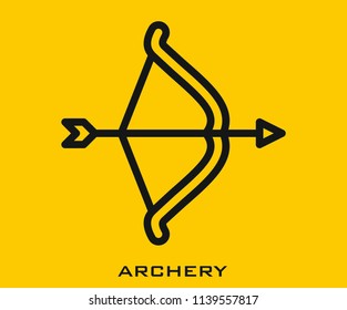 Archery icon signs