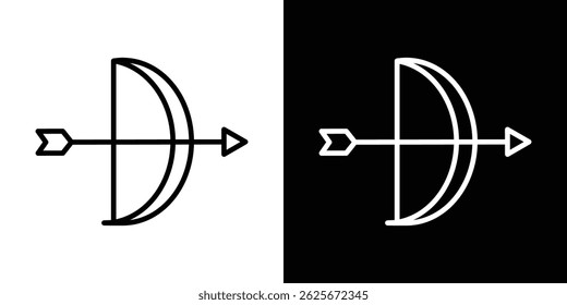 Archery icon vector collection. vector sign illustration