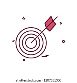 archery icon vector design