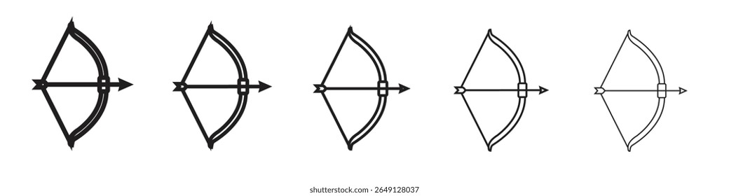 archery icon vector illustration isolated