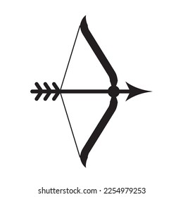 archery icon vector illustration logo design