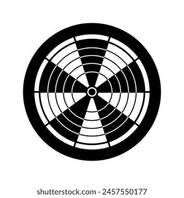 archery icon vector. archery outline style design
