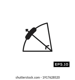 Archery Icon Vector. Archery Symbol Vector