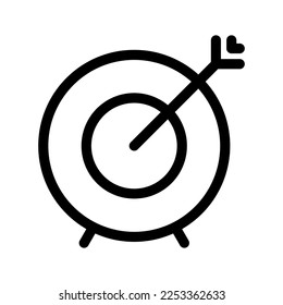 Icono de tiro con arco Icono Ilustración de diseño