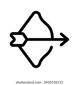 Archery Icon Vector Symbol Design Illustration