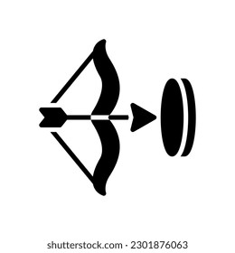archery icon for your website design, logo, app, UI.
