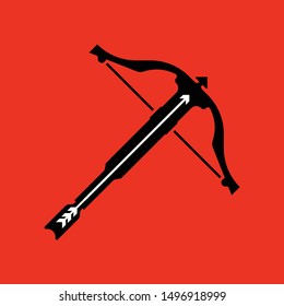 Archery icons, Crossbow icon vector