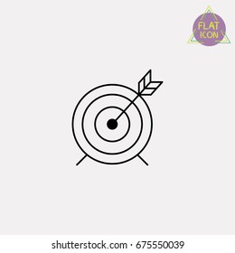archery line icon