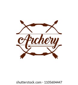 Archery Logo Design Template