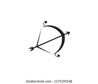 archery logo design template